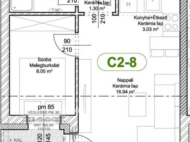 Eladó lakás Levél 35 nm
