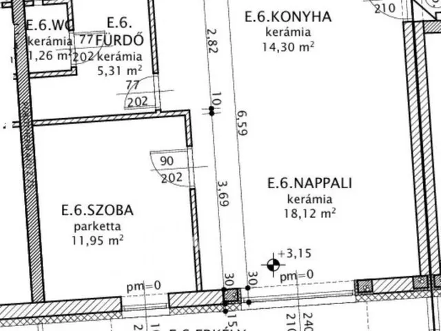 Eladó lakás Jánossomorja 56 nm