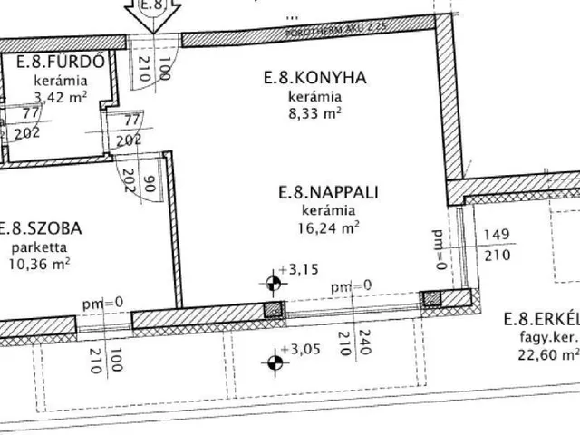 Eladó lakás Jánossomorja 51 nm