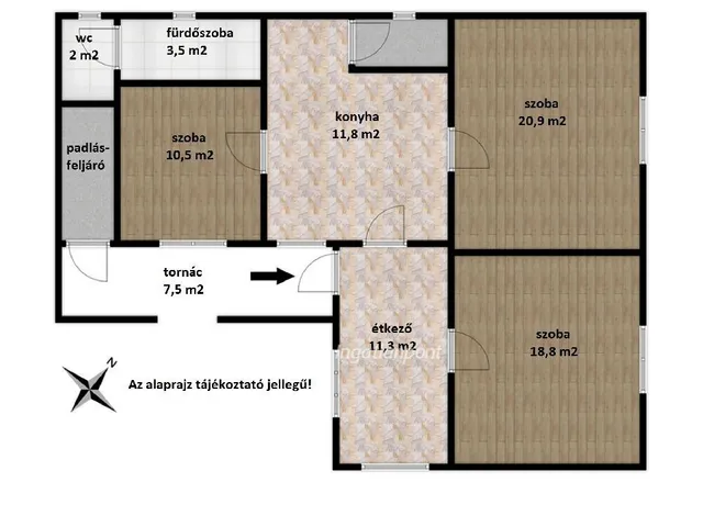 Eladó ház Sopronkövesd 82 nm