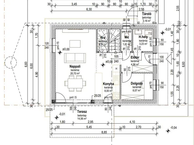 Eladó ház Máriakálnok 90 nm