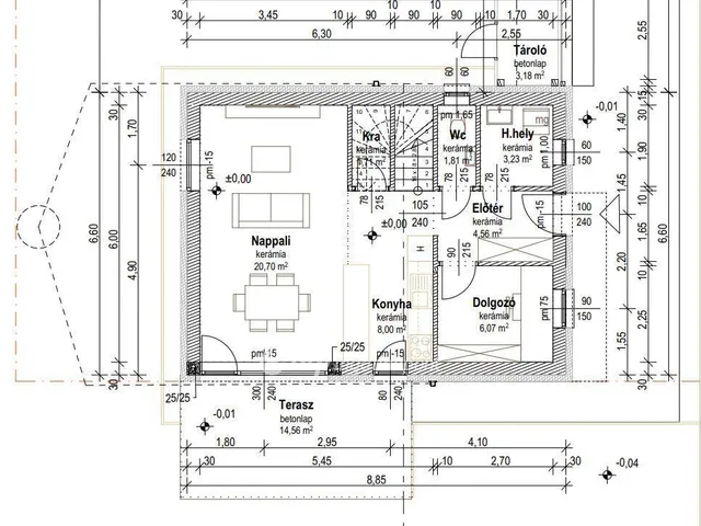 Eladó ház Máriakálnok 90 nm