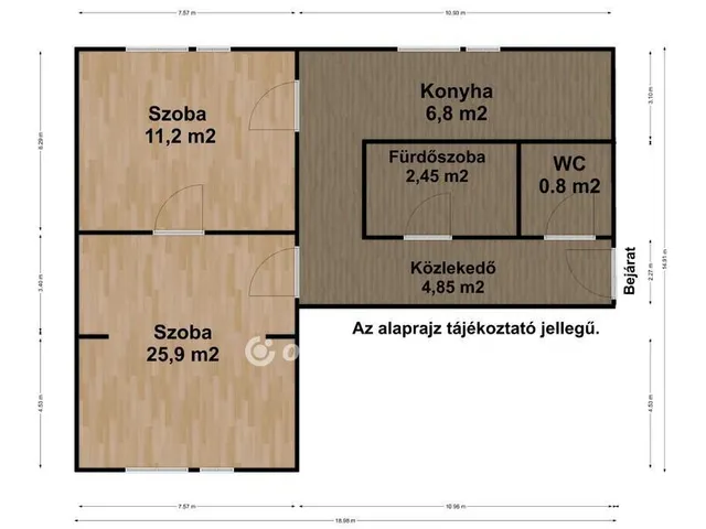 Eladó lakás Mosonmagyaróvár 52 nm