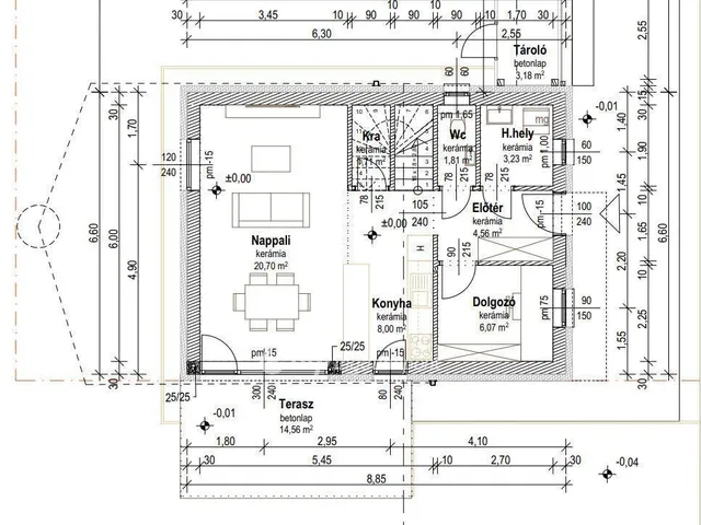 Eladó ház Máriakálnok 90 nm