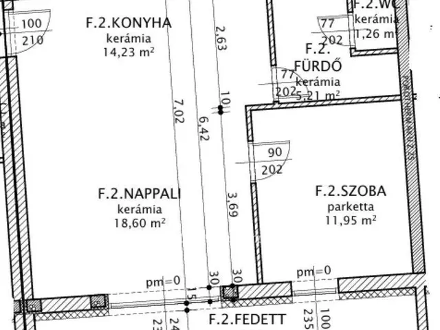 Eladó lakás Jánossomorja 57 nm
