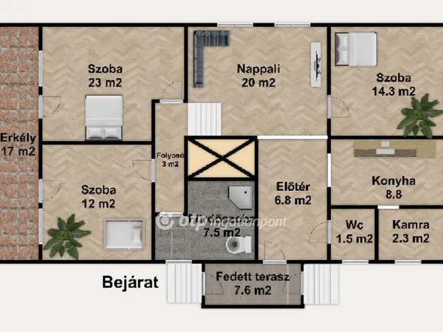 Eladó lakás Győr 97 nm