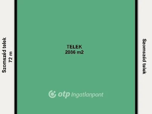 Eladó telek Pér 2086 nm