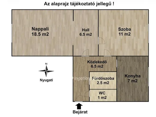 Eladó lakás Győr 53 nm
