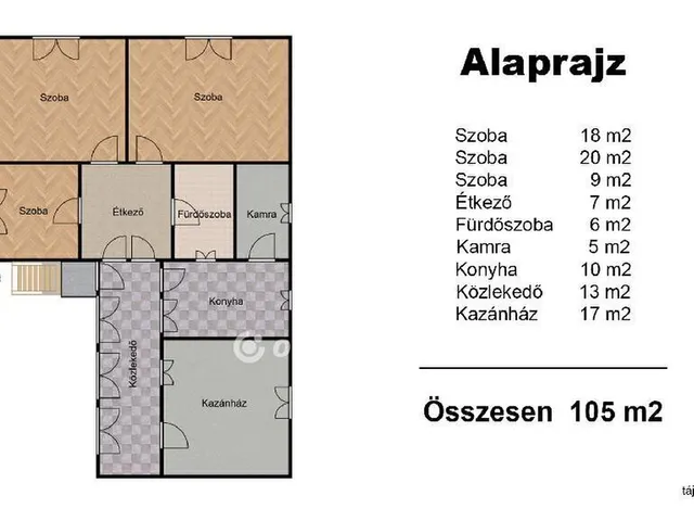 Eladó ház Rábatamási 105 nm