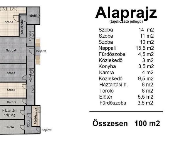 Eladó ház Lázi 100 nm