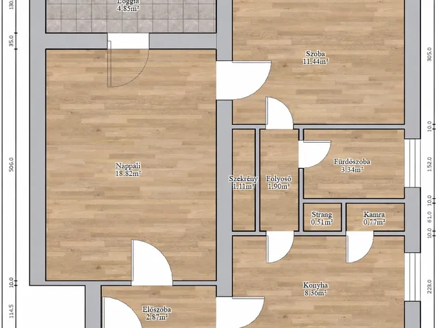 Eladó lakás Debrecen, Libakert, Viola utca 55 nm