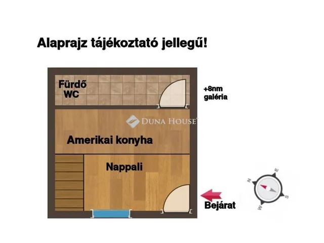 Eladó lakás Budapest VII. kerület 21 nm
