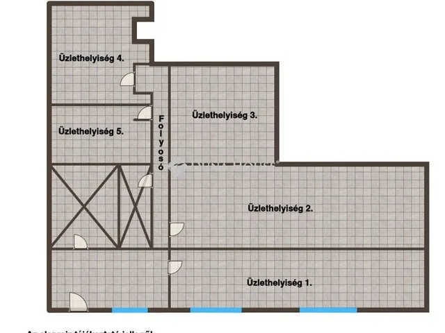 Kiadó kereskedelmi és ipari ingatlan Budapest VI. kerület 180 nm