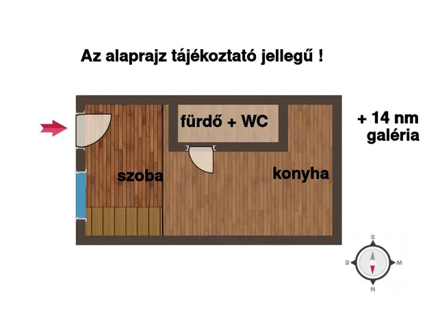 Eladó lakás Budapest VIII. kerület 30 nm