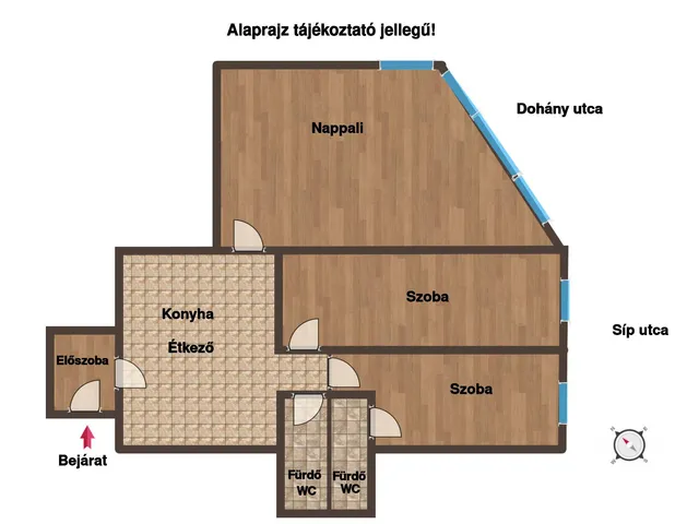 Eladó lakás Budapest VII. kerület, Belső-Erzsébetváros, Dohány 98 nm