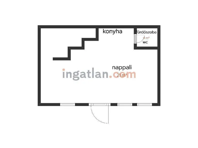 Eladó lakás Budapest III. kerület, Csillaghegy 45 nm