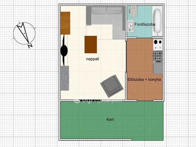 Eladó lakás Budapest IV. kerület 19 nm