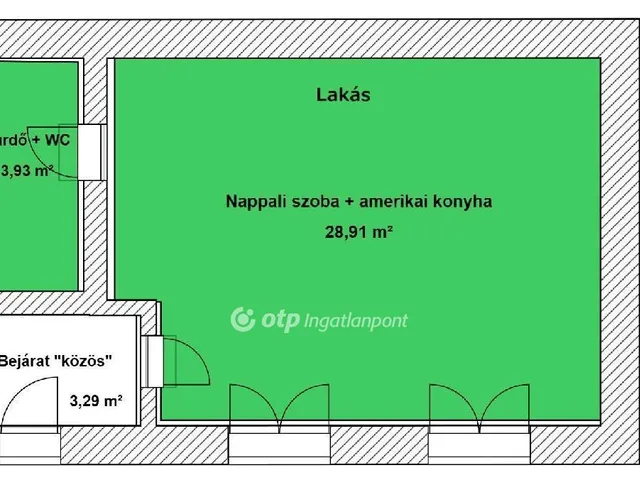 Eladó lakás Budapest VI. kerület 34 nm