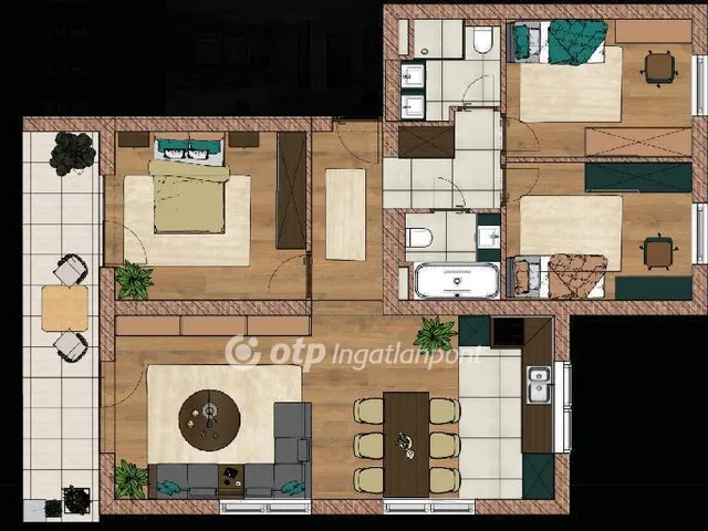 Eladó lakás Balatonakarattya 77 nm