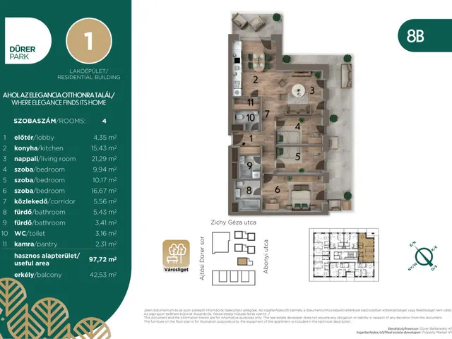 Eladó lakás Budapest XIV. kerület, Istvánmező 98 nm