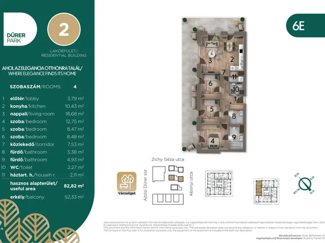 Eladó lakás Budapest XIV. kerület, Istvánmező 83 nm
