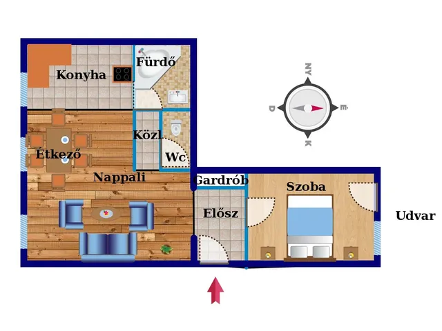Eladó lakás Nyíregyháza 50 nm