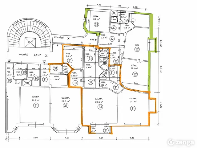 Kiadó lakás Budapest I. kerület, Víziváros I. ker. 86 nm