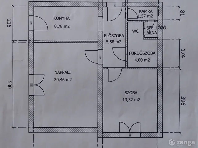Eladó lakás Budapest XIV. kerület, Herminamező 56 nm