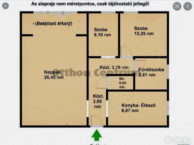 Eladó lakás Budapest XXI. kerület, Erdősor 62 nm