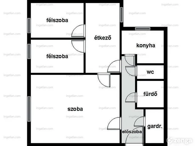 Eladó lakás Budapest XIII. kerület, Angyalföld 58 nm