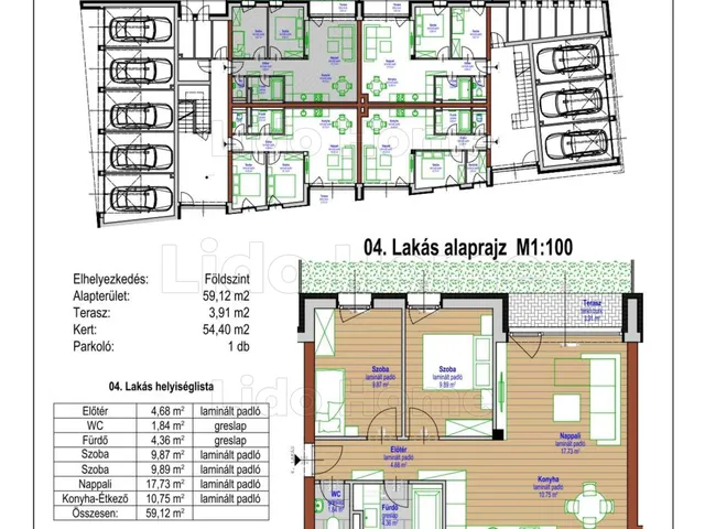Eladó lakás Mosonmagyaróvár 59 nm