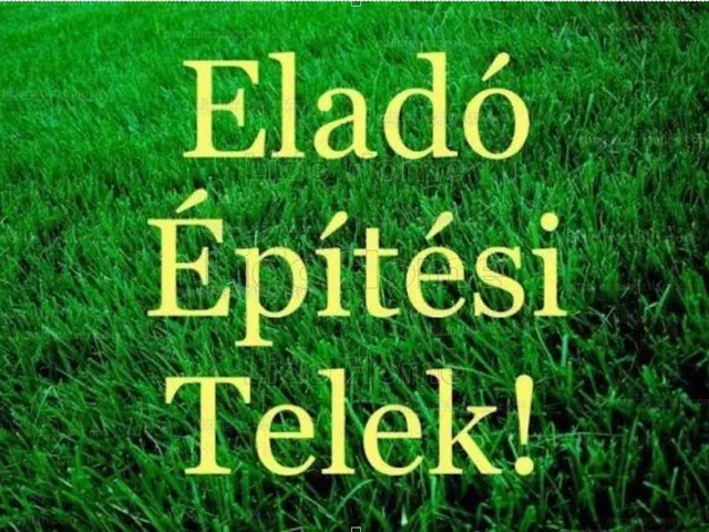 Eladó telek Tényő 1004 nm