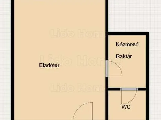 Eladó kereskedelmi és ipari ingatlan Győr, Belváros 38 nm