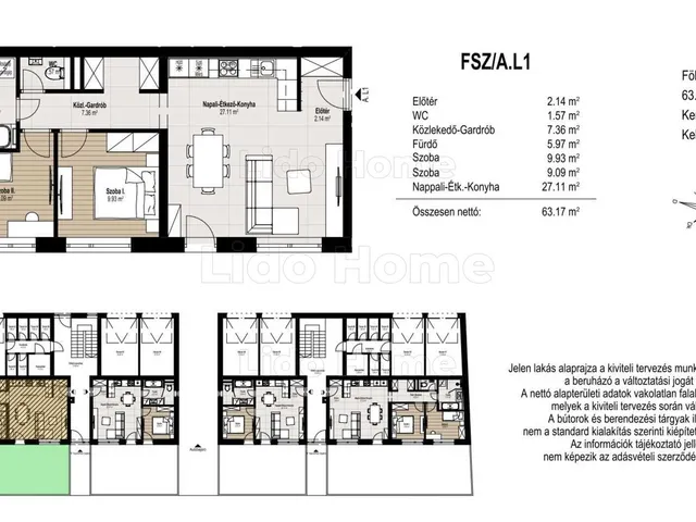 Eladó lakás Mosonmagyaróvár, Moson 63 nm