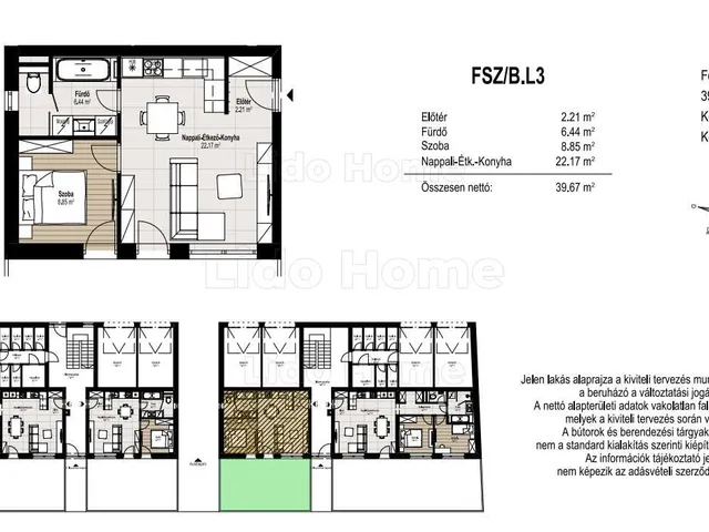 Eladó lakás Mosonmagyaróvár, Moson 39 nm