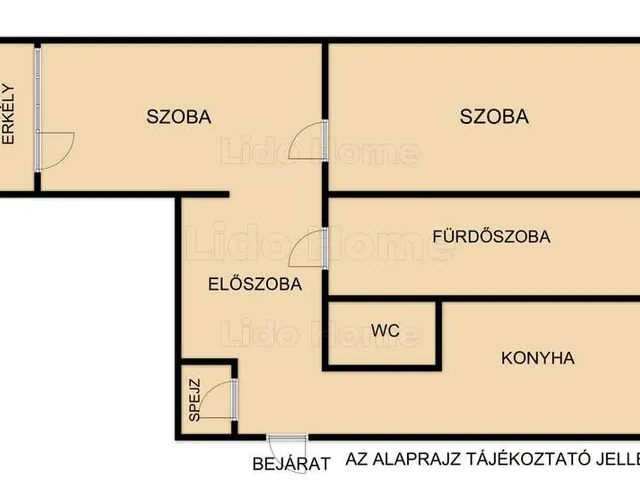 Eladó lakás Komárom 52 nm