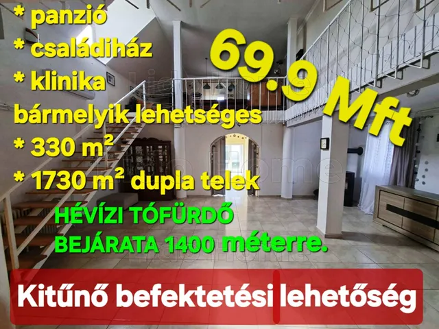 Eladó ház Alsópáhok 330 nm