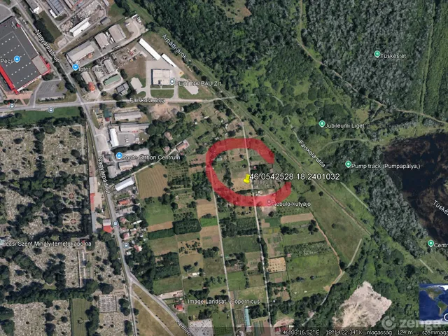 Eladó telek Pécs, Tüskésrét 1097 nm