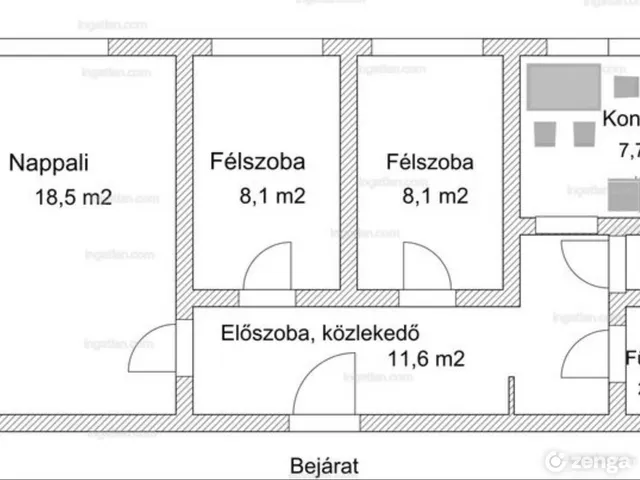 Eladó lakás Budapest XIX. kerület, Kispest 59 nm