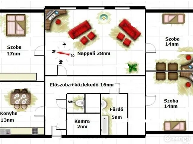 Eladó lakás Vác, Belváros, Zrínyi Miklós u. 2. 106 nm