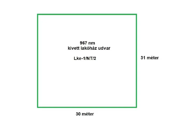 Eladó telek Budapest XXII. kerület, Nagytétény 967 nm