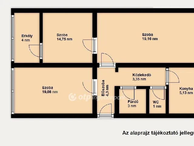 Eladó lakás Budapest III. kerület 65 nm