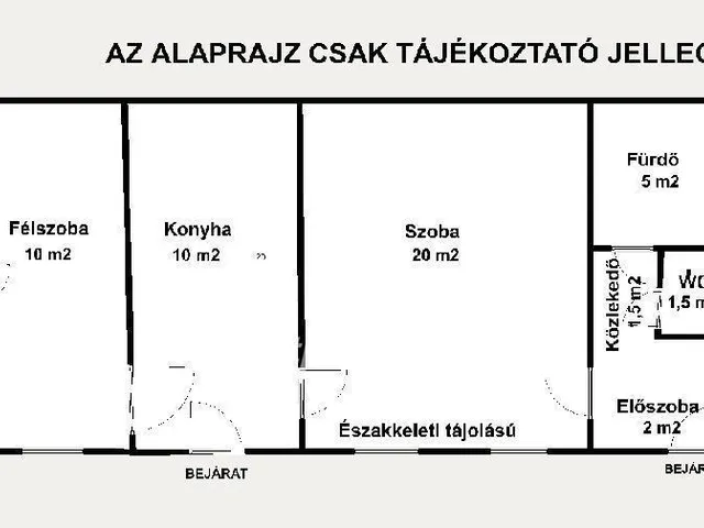 Eladó lakás Budapest VIII. kerület 60 nm