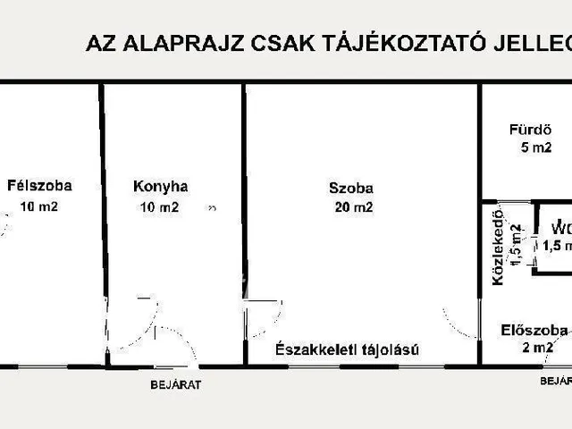 Eladó lakás Budapest VIII. kerület 60 nm