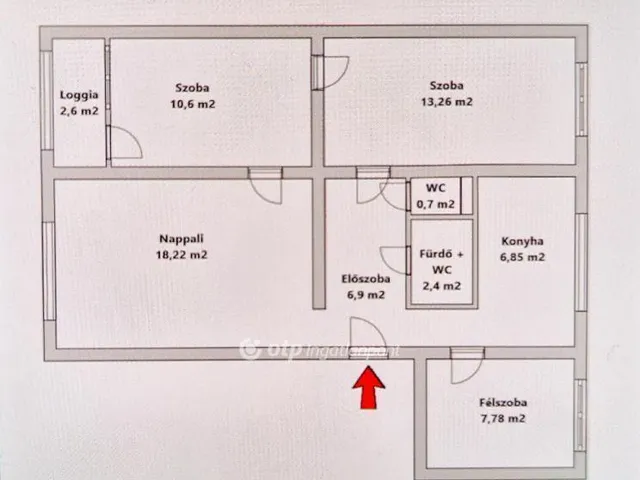 Eladó lakás Budapest XV. kerület 69 nm