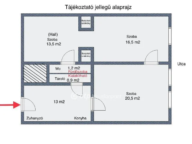 Eladó lakás Budapest VIII. kerület 64 nm