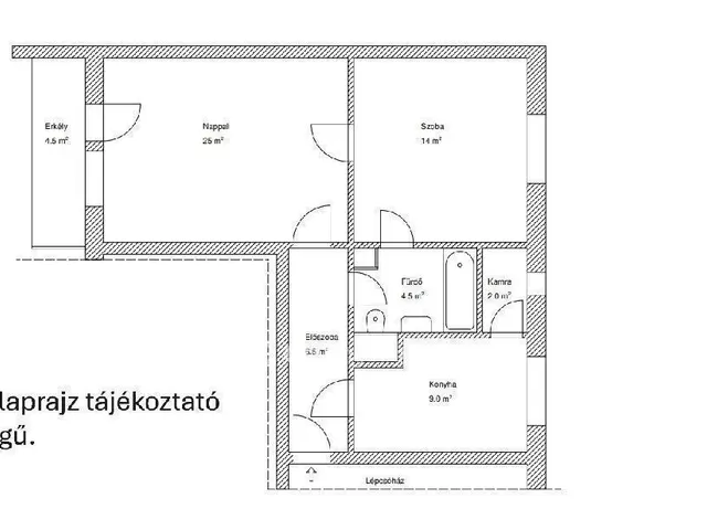 Eladó lakás Budapest XI. kerület 56 nm