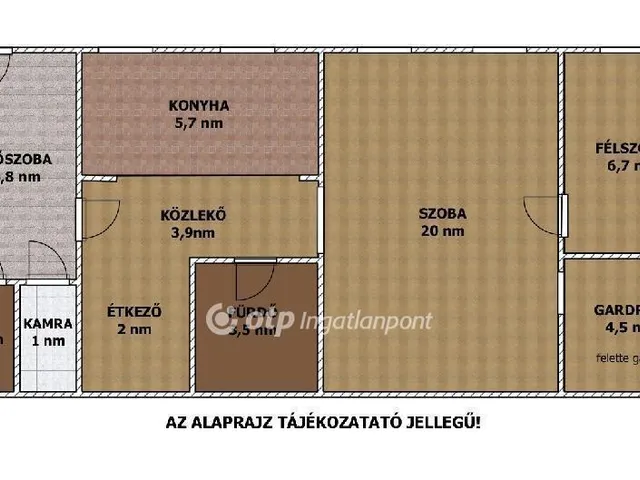 Eladó lakás Budapest VI. kerület 55 nm