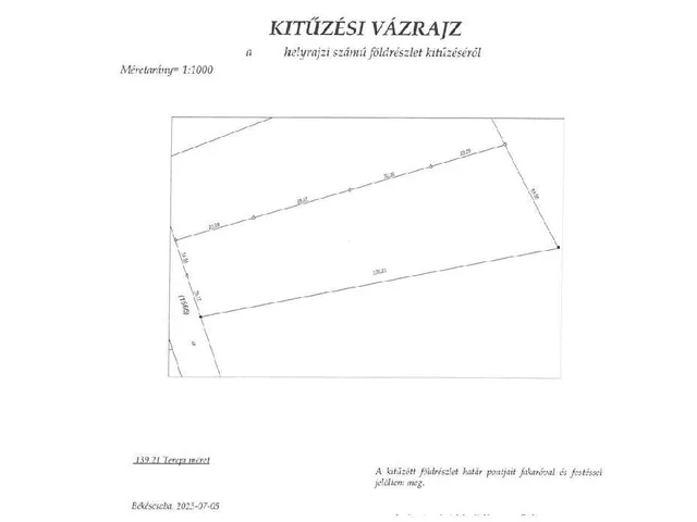 Eladó telek Tinnye 5040 nm