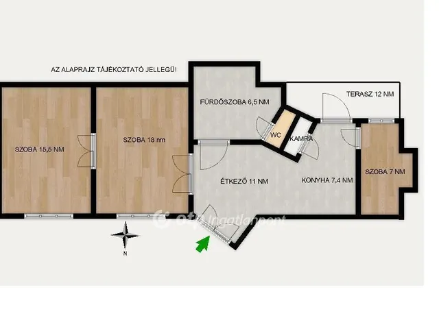 Eladó lakás Budapest XI. kerület 67 nm